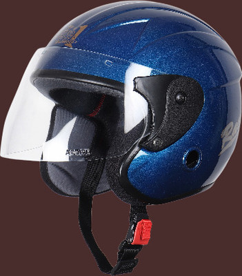 nextin nano_161 Motorbike Helmet(Blue)