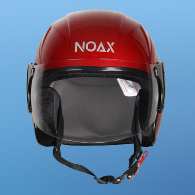 NOAX KING OF HELMET UNISEX OPEN FACE HELMET_9 Motorbike Helmet(Red)