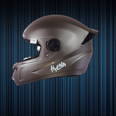 OZONE HyEnA_Super_Quality_Helmet_For Safety n Style_@LG@_0109 Motorbike Helmet(Brown)