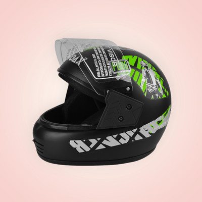 Font unisex full face good hard quality helmet-Green361B Motorbike Helmet(Green)