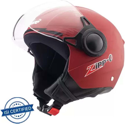 OZONE IS 4151 Motorbike Helmet(Red)