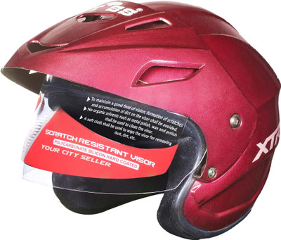 stiss H-4 Motorbike Helmet(Red)