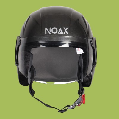 NOAX unisex open face helmet for safty379 Motorbike Helmet(Grey)