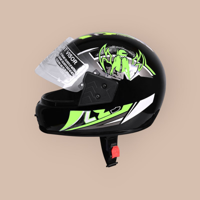 NOAX UNISEX UNIQUE FELMET FOR RIDIDNG BIKES-Green246 Motorbike Helmet(Green)