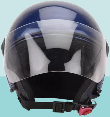 KIN Half Face Helmet_ISI certified_Blue010 Motorbike Helmet(Blue)