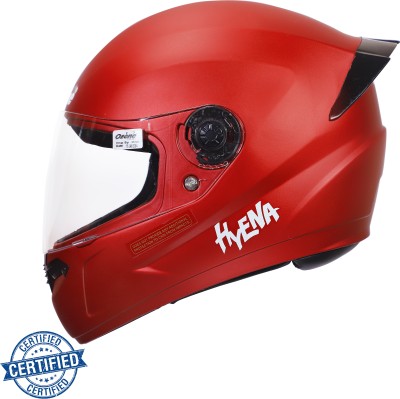 OZONE Premium Quality_Full Face Helmet_Prime Product_LG@V@22 Motorbike Helmet(Red)