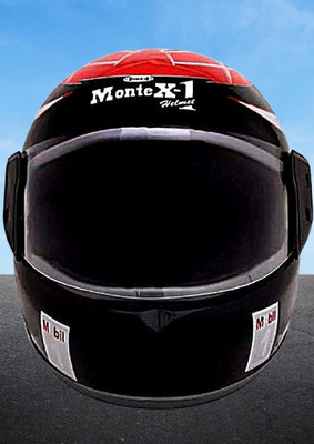 MonteX-1 Full Face Bike helmet L44 Motorbike Helmet(Black)