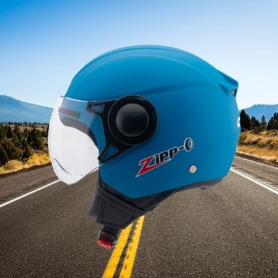 OZONE SV_OPENFACE HELMET_SUPER QUALITY_NEW MODEL_AD42 Motorbike Helmet(Blue)