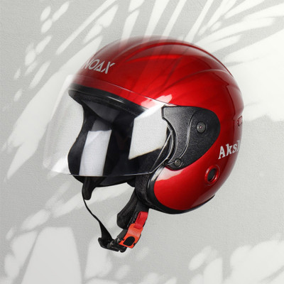 NOAX unisex safty helmet for men or women riders-362 Motorbike Helmet(Red)