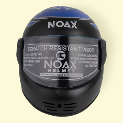 NOAX UNISEX SAFETY HELMET ONROAD HELMET- TWO WHEELER,BIKE & SCOOTER (SL-987 Motorbike Helmet(Blue)