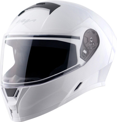 VEGA Ranger Solid Motorbike Helmet(White)