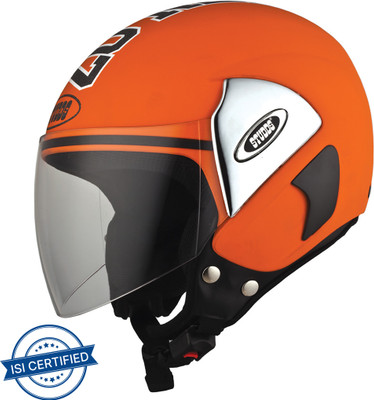 STUDDS CUB 07 OPEN FACE Motorsports Helmet(07 ORANGE)