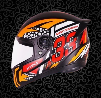 OZONE Premium Helmet_full face_Hyna_superior Quality_JMD@21@115 Motorbike Helmet(RED-BLACK)