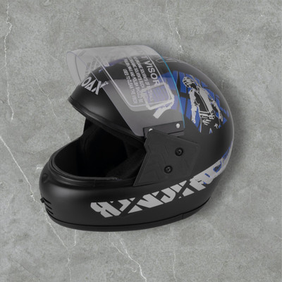 NOAX KING OF HELMET UNISEX OPEN FACE motorbike HELMET-Blue7878-Helmet 5-ABCD-Helmat Motorbike Helmet(Blue)