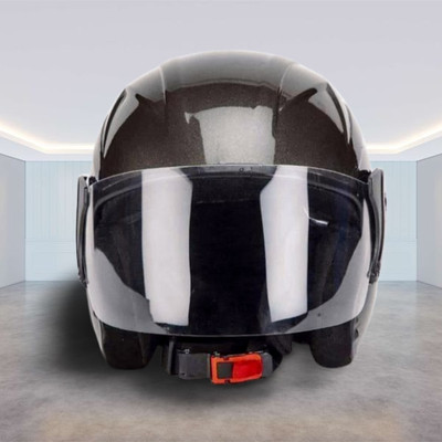 MonteX-1 Open Face Bike helmet LA2 Motorbike Helmet(Black)