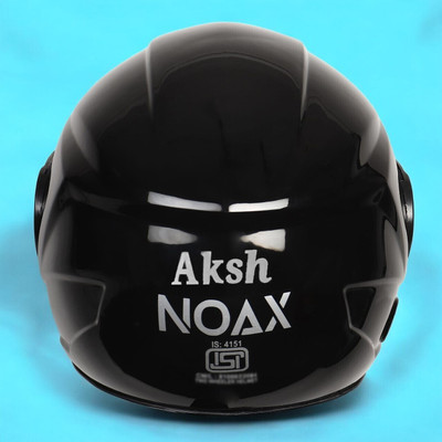 NOAX HALF FACE HELMET UNISEX ISI MARKED SOLID FOR RIDE(SL-106 Motorbike Helmet(Black)