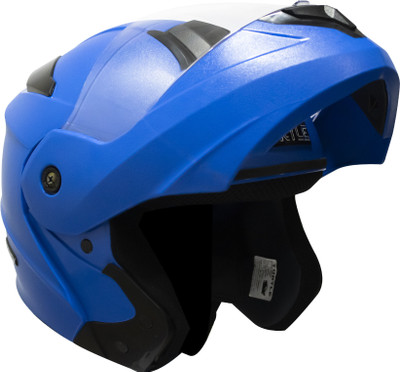 TURTLE Mighty-L-60-Blue-Clr_HOF@_NFS Motorbike Helmet(Blue)