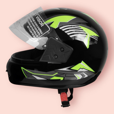 NOAX unisex full face good hard quality helmet-Green294 Motorbike Helmet(Green)
