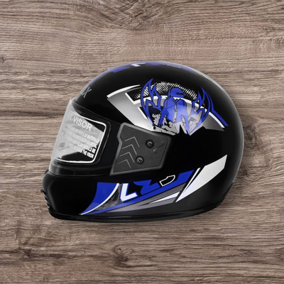 NOAX UNISEX UNIQUE FELMET FOR RIDIDNG BIKES-Silver235235-Helmet 7- 35BLUEBLUE235 Motorbike Helmet(Blue)