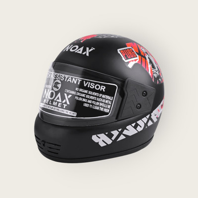 Font Unisex Full Face Helmet For Motorbikes -437-ABC Motorbike Helmet(Red)