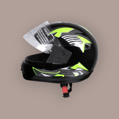 NOAX ISI MARKED unisex full face good hard quality helmet-Green272 Motorbike Helmet(Green)