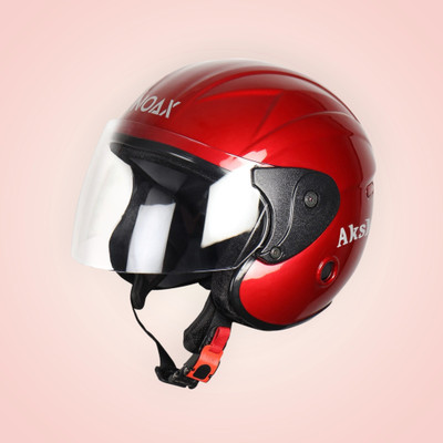 NOAX unisex safty helmet for riders_64-369 Motorbike Helmet(Red)