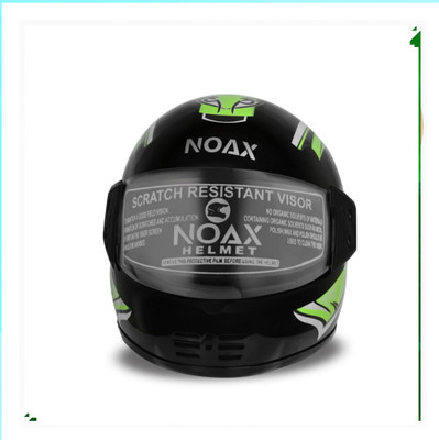 NOAX ISI MARKED HELMET FOR SAFTY RIDDING UNISEX FK)150 Motorbike Helmet(Black)