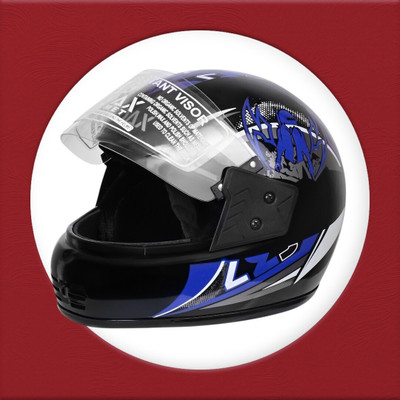 NOAX UNISEX SAFETY HELMET ONROAD HELMET- TWO WHEELER,BIKE & SCOOTER (SL-535 Motorbike Helmet(Blue)
