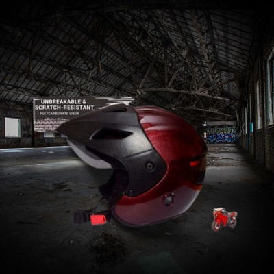 MonteX-1 FK_Flip-up Bike helmet T6 Motorbike Helmet(Red)