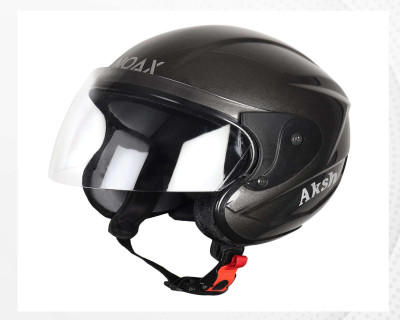 NOAX KING SOLID QUALITY FOR UNISEX ISI MARKEDHELMET FULL FACE RIDING SL-139 Motorbike Helmet(Black)