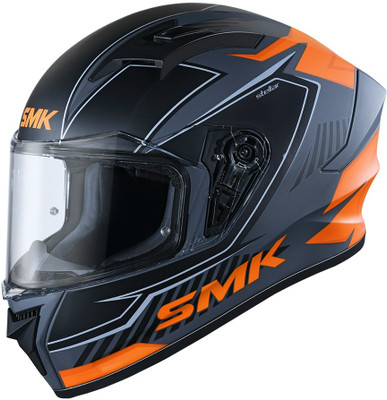 SMK Stellar Sports Adox Motorbike Helmet(Multicolor)