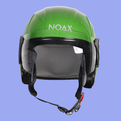 Font unisex open face helmet for safty518-AAA Motorbike Helmet(Light Green)