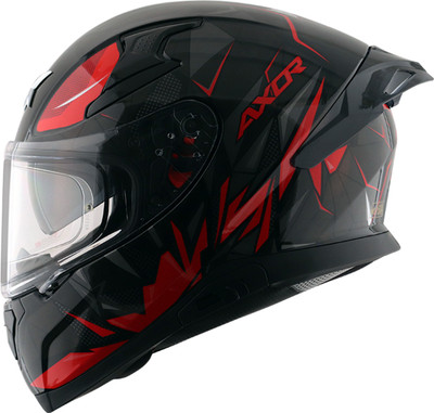 Axor Apex Hunter Motorbike Helmet(Black Red)