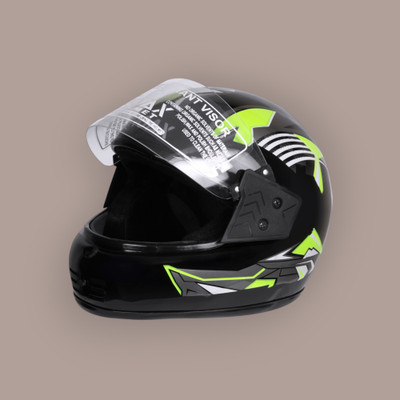 Font unisex full face good hard quality helmet-Green271B Motorbike Helmet(Green)
