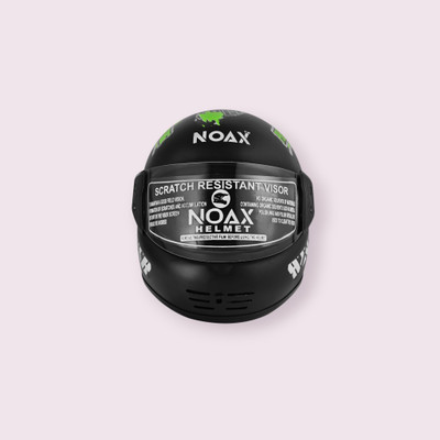 NOAX unisex full face good hard quality helm-248-Green Motorbike Helmet(Green)