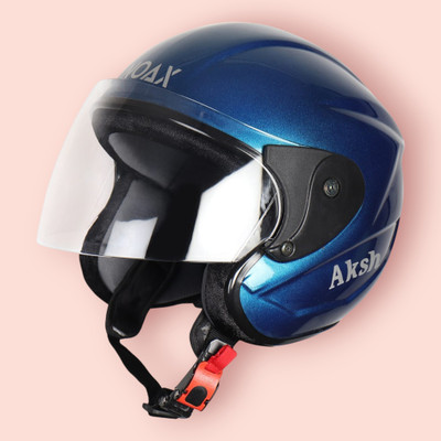 NOAX UNISEX SAFETY HELMET ONROAD HELMET- TWO WHEELER,BIKE & SCOOTER (SL-2437 Motorbike Helmet(Blue)