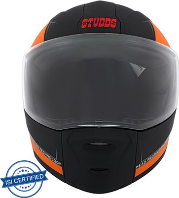 STUDDS Ninja Elite Super D3 Motorbike Helmet(Matt Black N10)