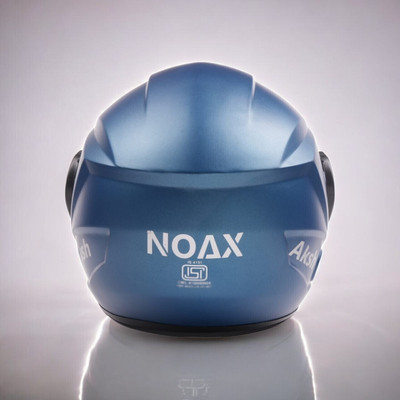 NOAX BRANDED ISI MARKED HELMET FOR UNISEX GENDER KEEP SAFE RIDING (SLFKSL_1140 Motorbike Helmet(Blue)