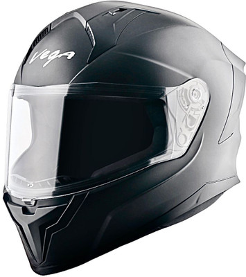 VEGA SONIC HI-QUALITY FULL FACE MEN AND WOMEN HELMET 580 MM Motorbike Helmet(Black)