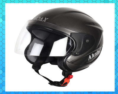 NOAX KING SOLID QUALITY FOR UNISEX ISI MARKEDHELMET FULL FACE RIDING SL-29 Motorbike Helmet(Black)