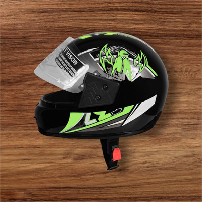NOAX unisex full face good hard quality helmet-Silver282282- kimi- 82GREENGREEN282 Motorbike Helmet(Green)