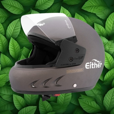 OZONE Full Face_Unique Design Helmet_Premium Class_@V@73 Motorbike Helmet(Brown)