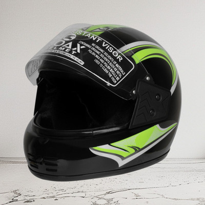 Font Helmet GOOD QUALITYFOR UNISEX for BIKE_-Green135B Motorbike Helmet(Green)
