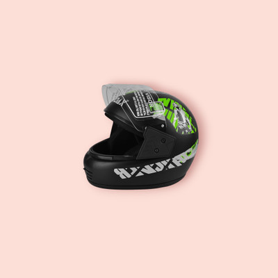 NOAX HELMET KING FULL FACE & ISI MARKED FOR UNISEX ((SL-536 Motorbike Helmet(Green)