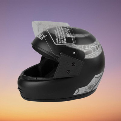 NOAX UNISEX HELMET FOR SAFTY RIDING FOR BIKEE5 Motorbike Helmet(Grey)
