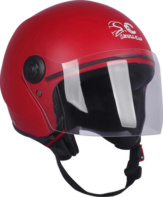 SKULLCAP Vickey Trader Motorbike Helmet(Red)