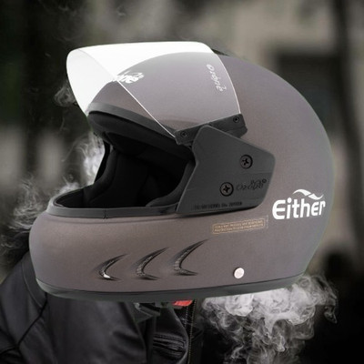 OZONE Full-Face Helmet_Either_Superior quality_Unisex_@V@66 Motorbike Helmet(LIGHT BROWN)
