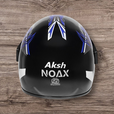 NOAX BRANDED ISI MARKED HELMET FOR UNISEX GENDER KEEP SAFE RIDING (SLFK-1034 Motorbike Helmet(Blue)