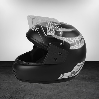 NOAX unisex full face quality good helmet @@227 Motorbike Helmet(Grey)