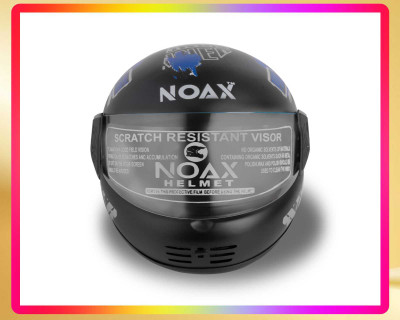 NOAX ISI MARKED FULL FACE HELMET FOR SAFE RIDING UNISEX BUYY_190 Motorbike Helmet(Blue)